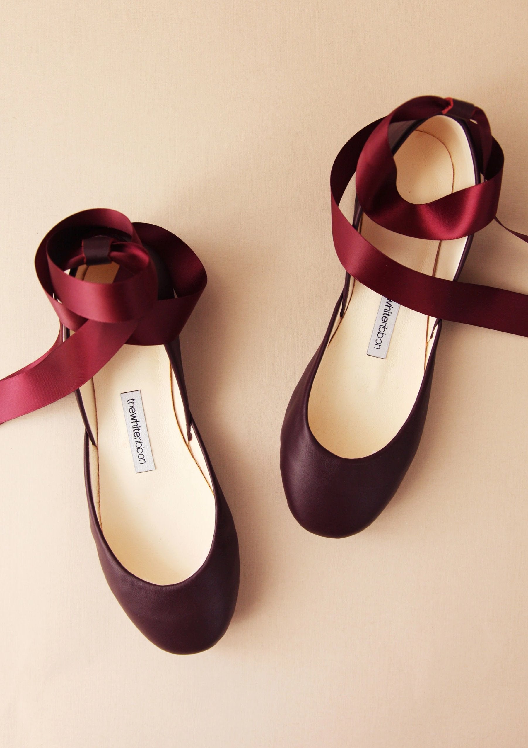 Stylish Ballet Flats with Ribbons