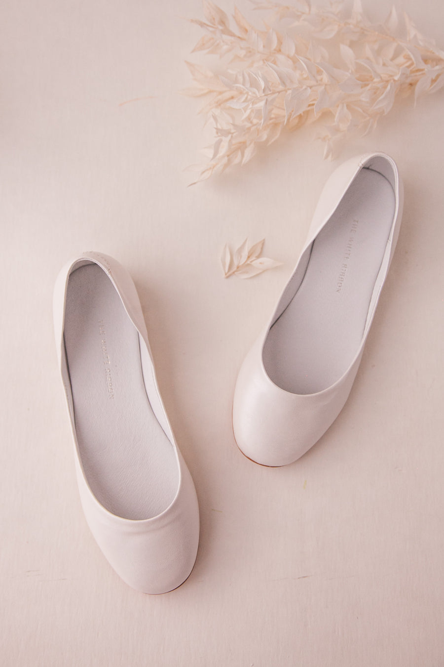 MILA BALLET FLATS – Pearl Ivory