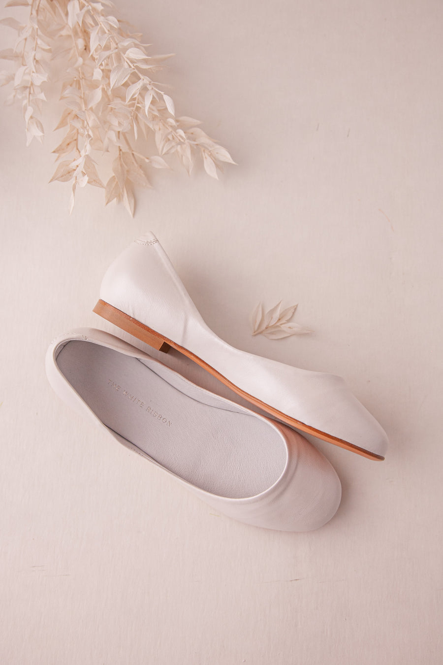 MILA BALLET FLATS – Pearl Ivory