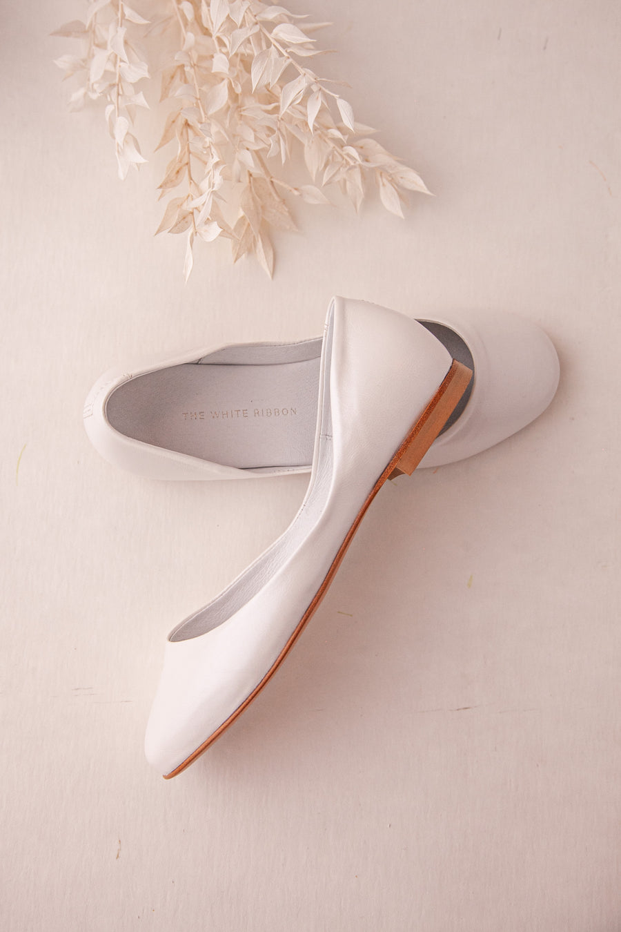 MILA BALLET FLATS – Pearl Ivory