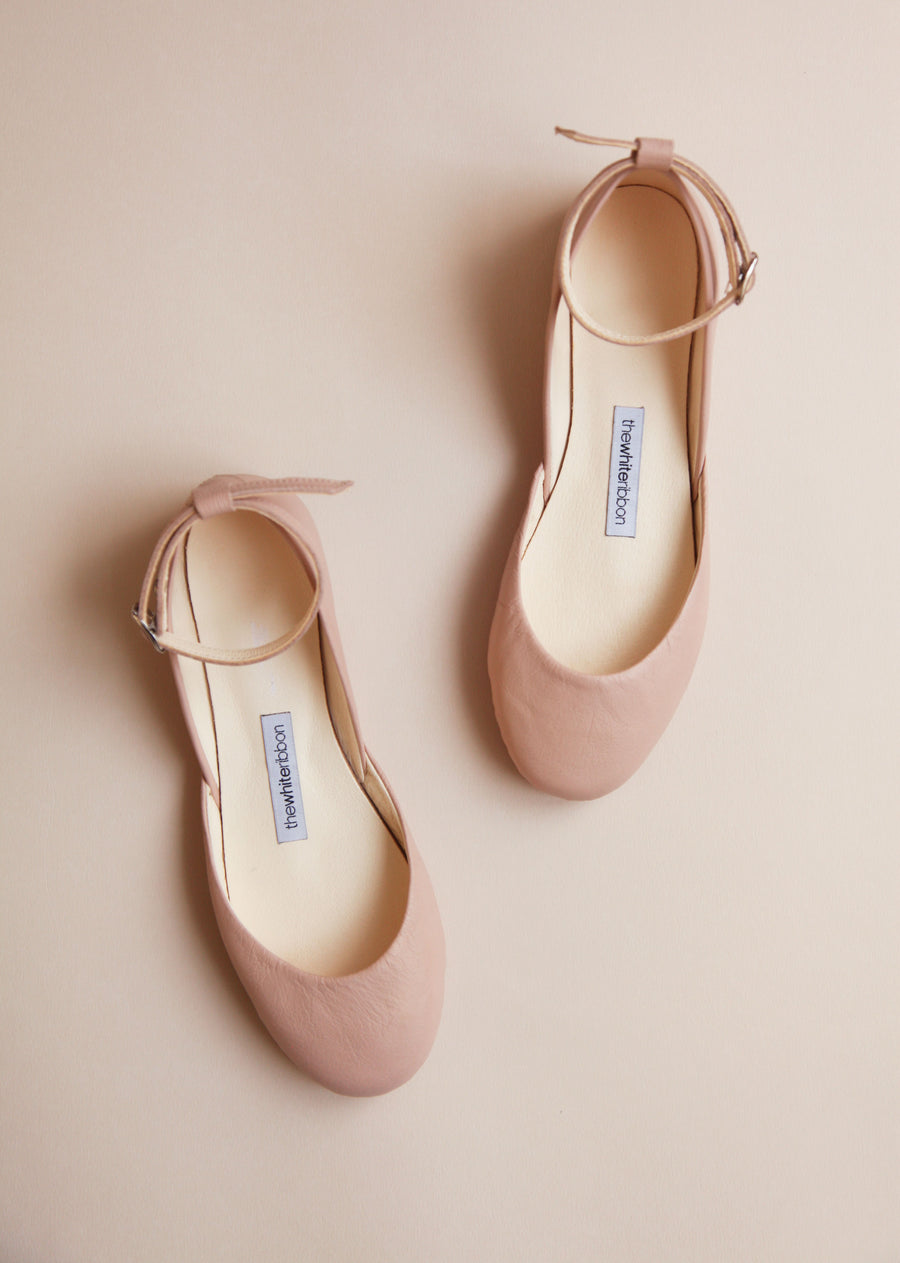 LUNA BALLET FLATS – NUDE BLUSH